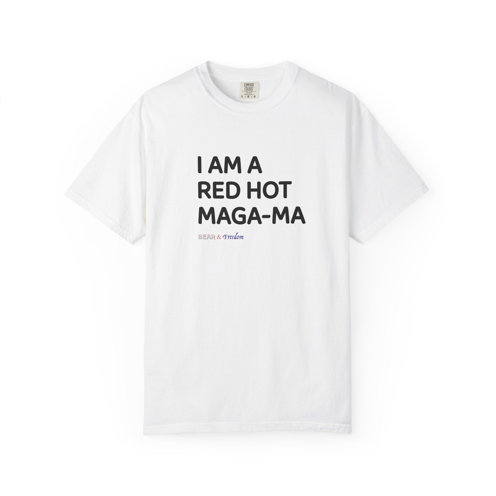 MAGA-Ma Graphic T-Shirt — "I Am a Red Hot MAGA-Ma" Political Tee