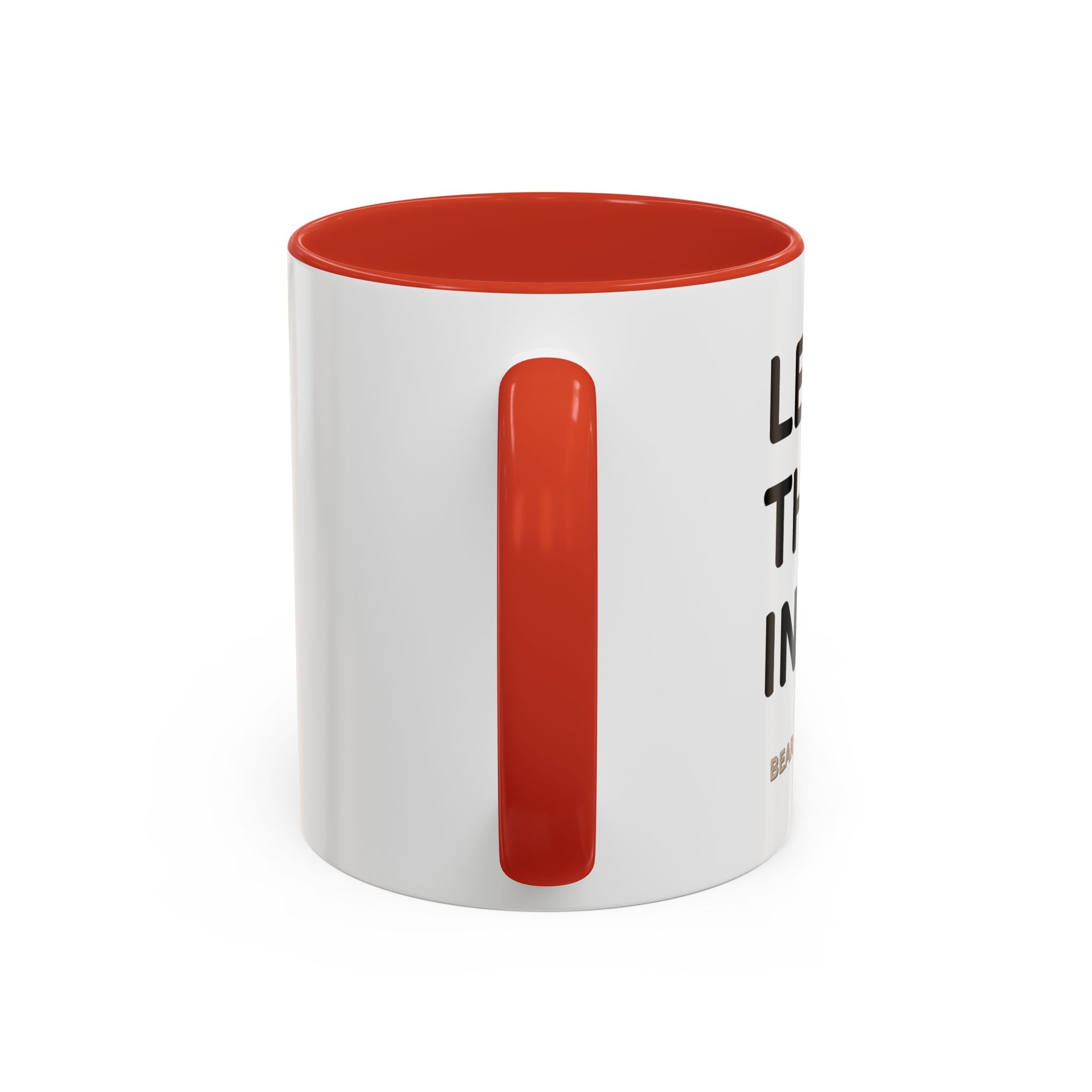 Christian Coffee Mug — "Let's Put Jesus First" Accent Ceramic Mug (11/15 oz)