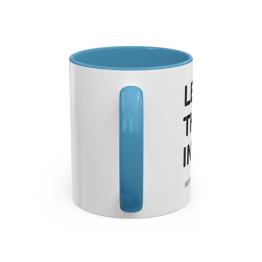 Christian Coffee Mug — "Let's Put Jesus First" Accent Ceramic Mug (11/15 oz)