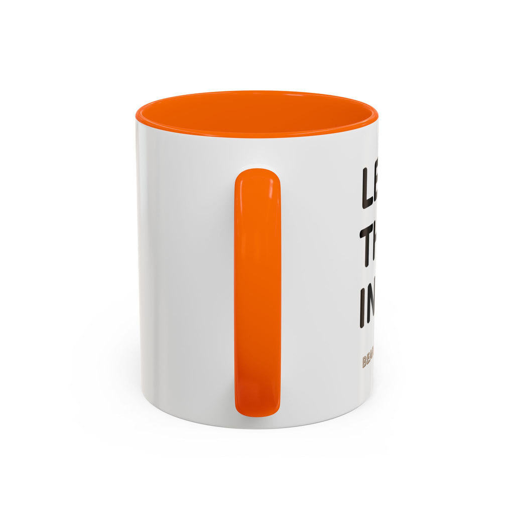 Christian Coffee Mug — "Let's Put Jesus First" Accent Ceramic Mug (11/15 oz)