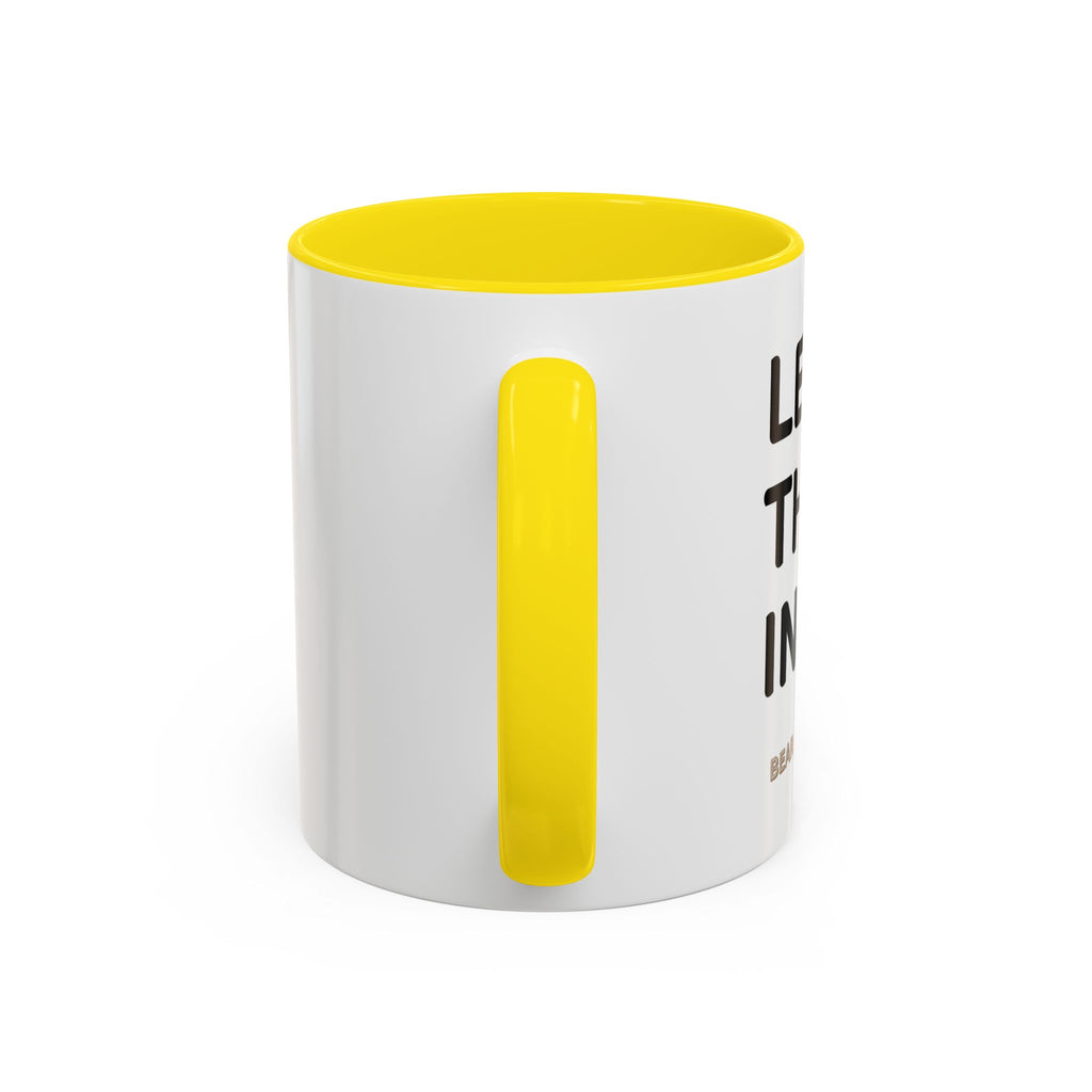 Christian Coffee Mug — "Let's Put Jesus First" Accent Ceramic Mug (11/15 oz)