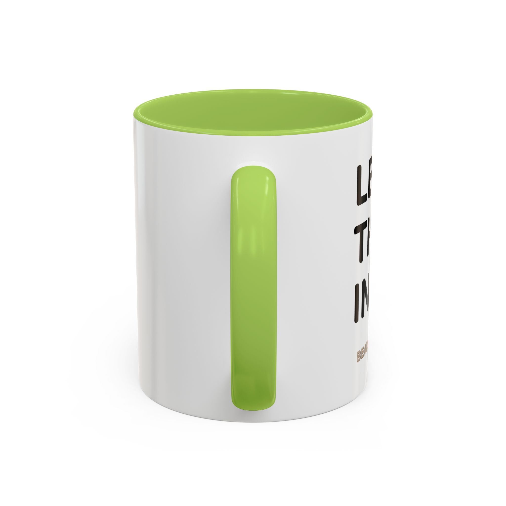 Christian Coffee Mug — "Let's Put Jesus First" Accent Ceramic Mug (11/15 oz)