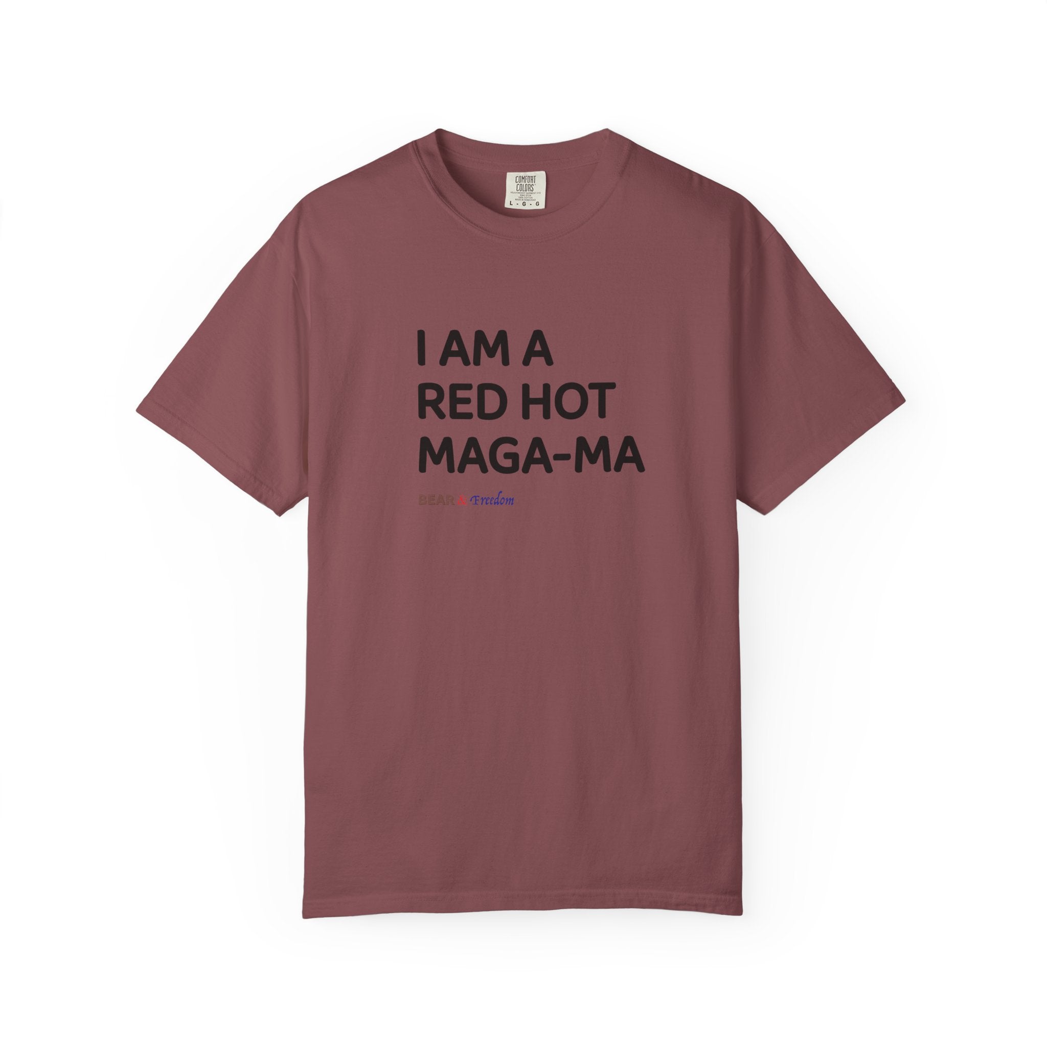 MAGA-Ma Graphic T-Shirt — "I Am a Red Hot MAGA-Ma" Political Tee