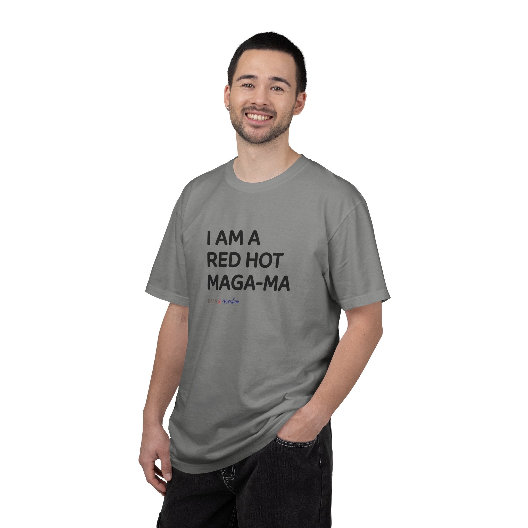 MAGA-Ma Graphic T-Shirt — "I Am a Red Hot MAGA-Ma" Political Tee