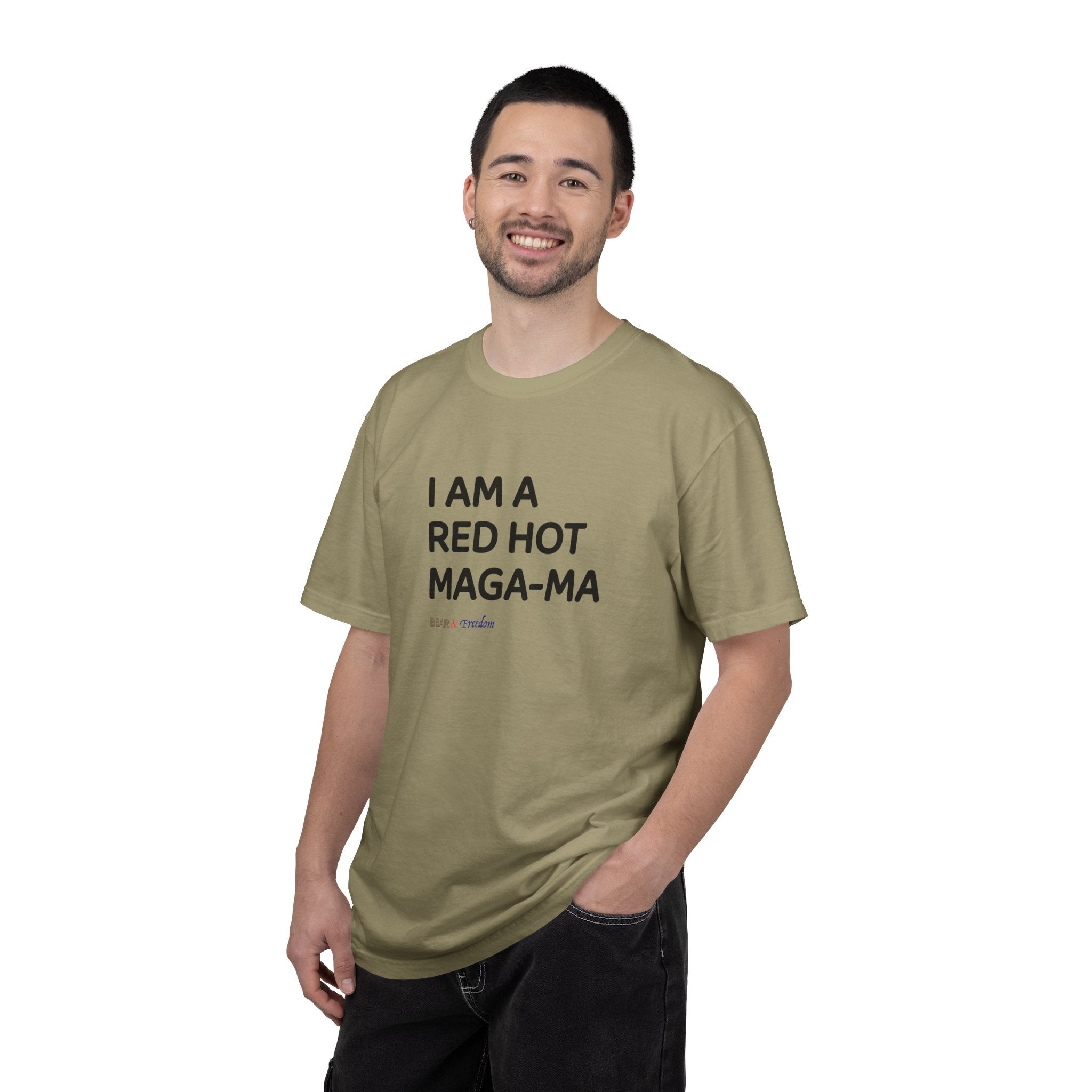 MAGA-Ma Graphic T-Shirt — "I Am a Red Hot MAGA-Ma" Political Tee