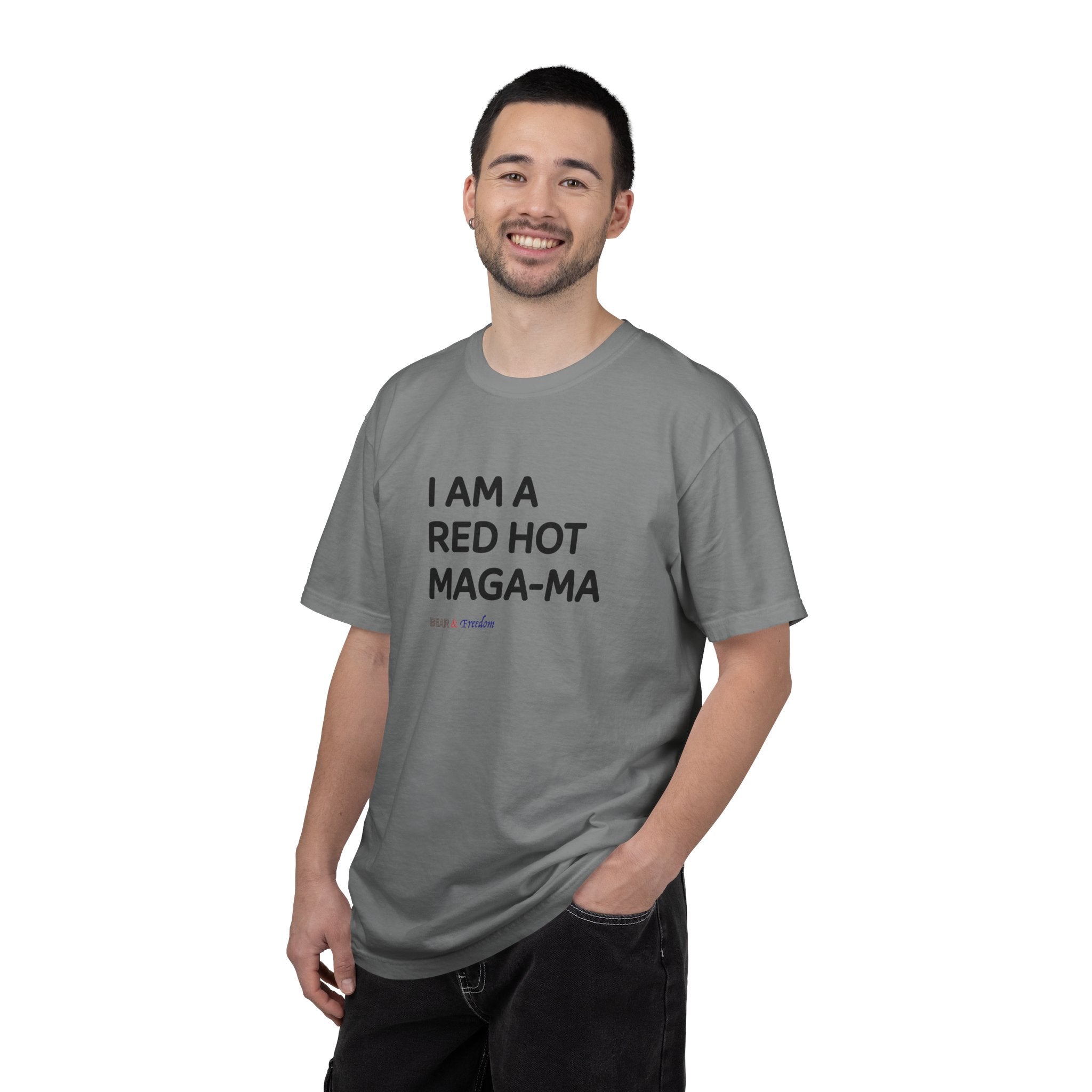 MAGA-Ma Graphic T-Shirt — "I Am a Red Hot MAGA-Ma" Political Tee