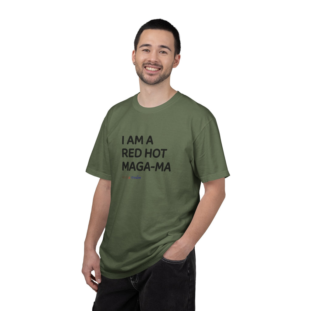 MAGA-Ma Graphic T-Shirt — "I Am a Red Hot MAGA-Ma" Political Tee