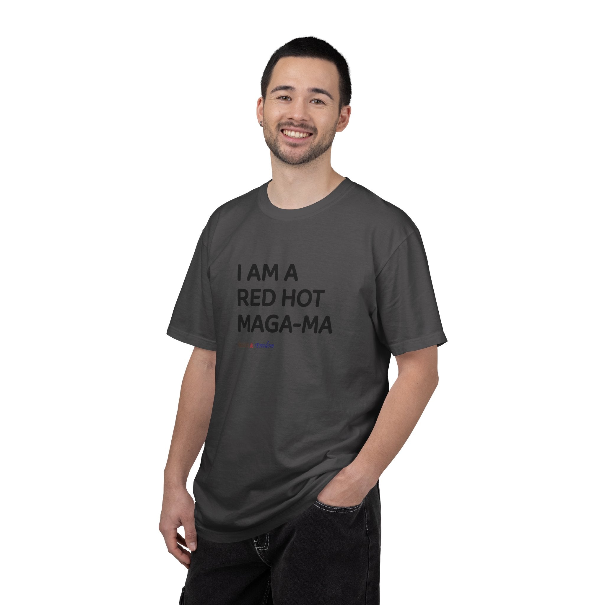 MAGA-Ma Graphic T-Shirt — "I Am a Red Hot MAGA-Ma" Political Tee