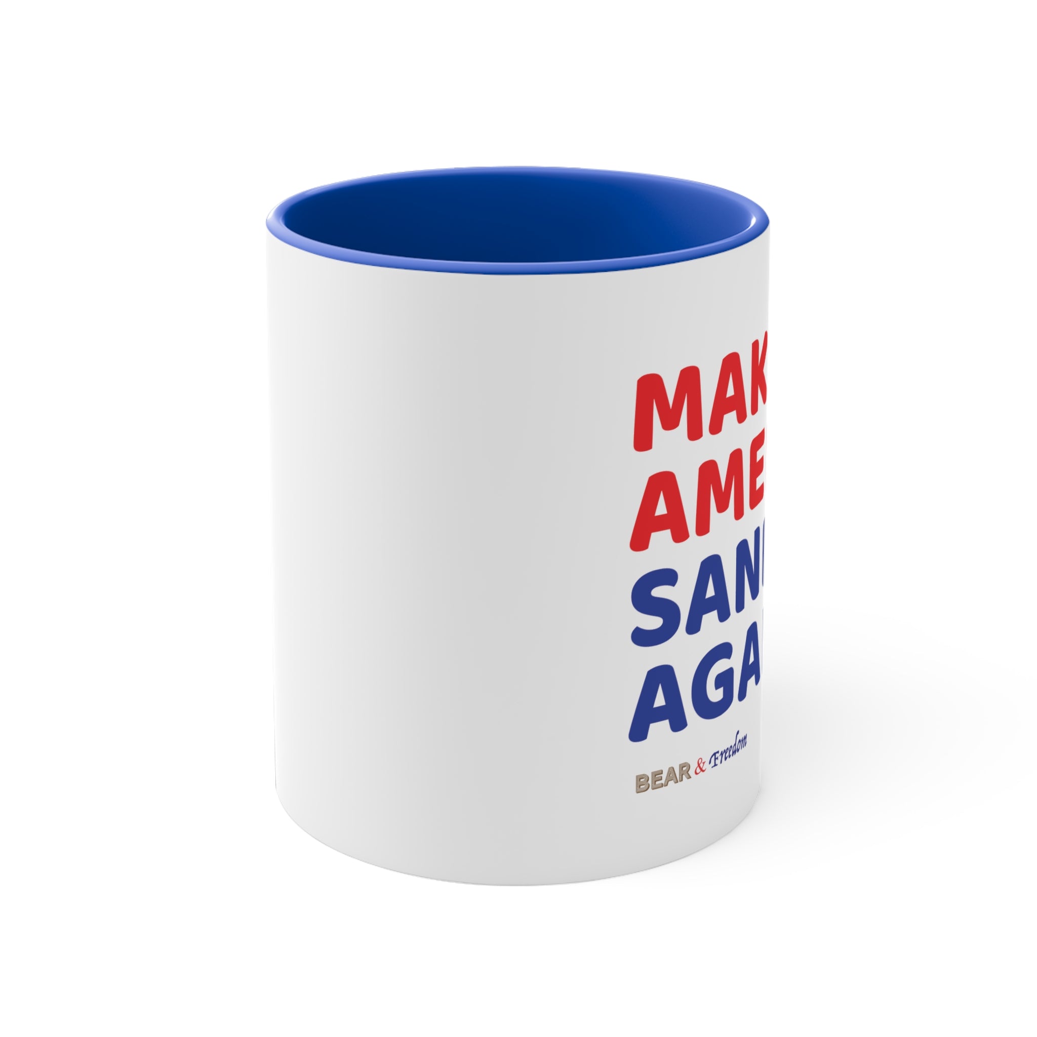 Make America Sane Again Accent Mug — Political Statement Coffee Cup