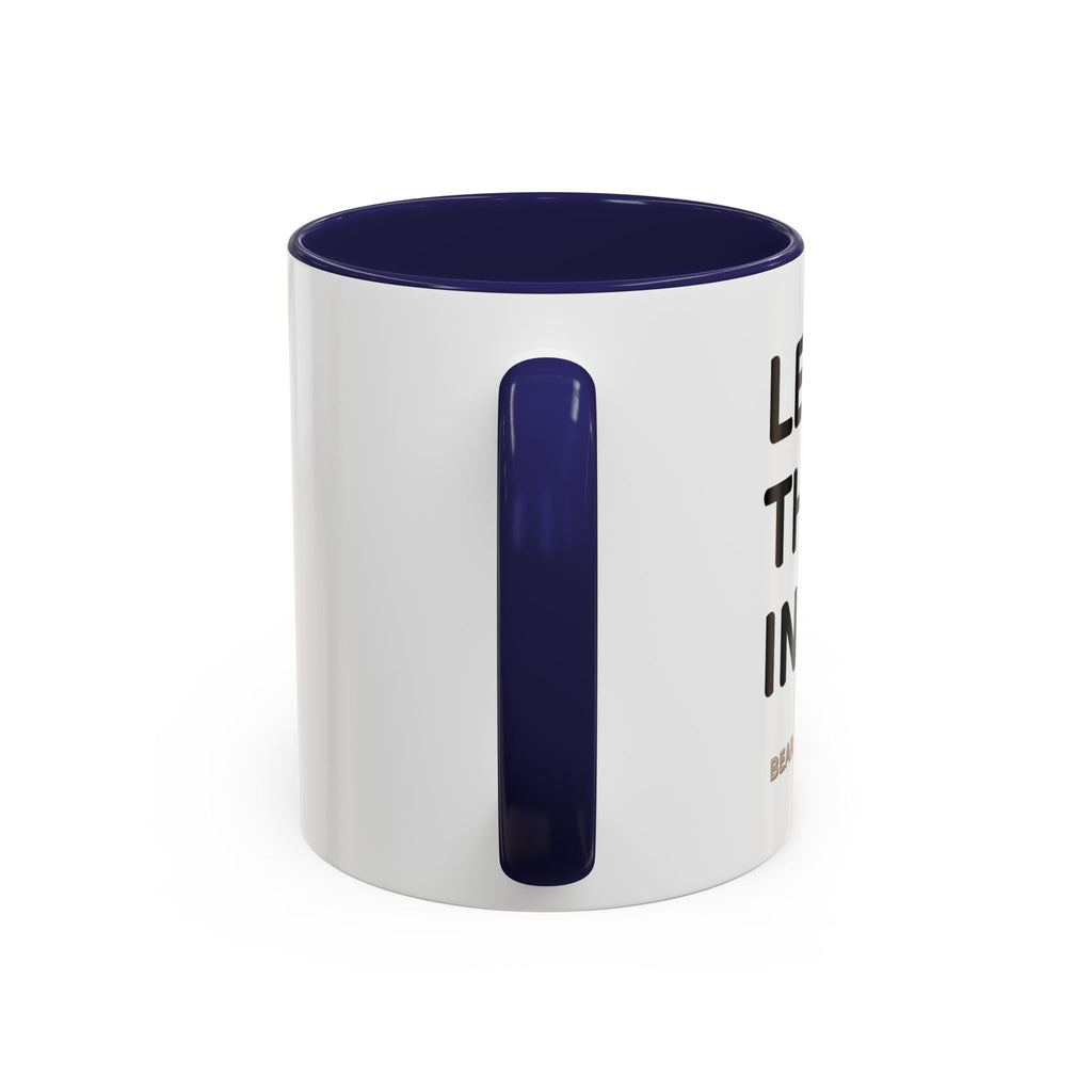 Christian Coffee Mug — "Let's Put Jesus First" Accent Ceramic Mug (11/15 oz)