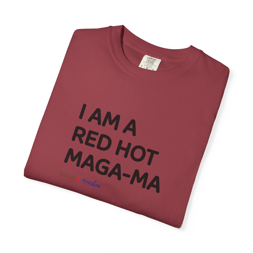 MAGA-Ma Graphic T-Shirt — "I Am a Red Hot MAGA-Ma" Political Tee