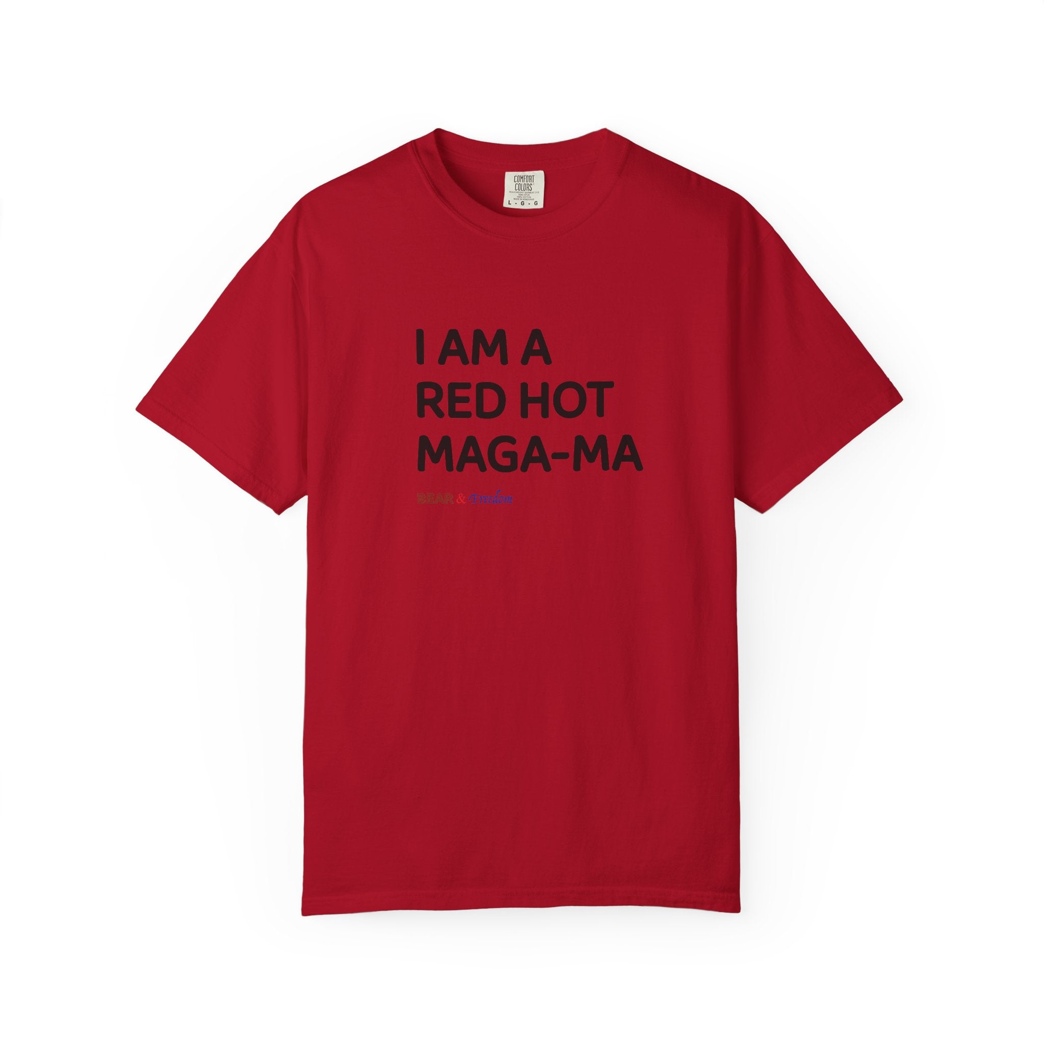 MAGA-Ma Graphic T-Shirt — "I Am a Red Hot MAGA-Ma" Political Tee