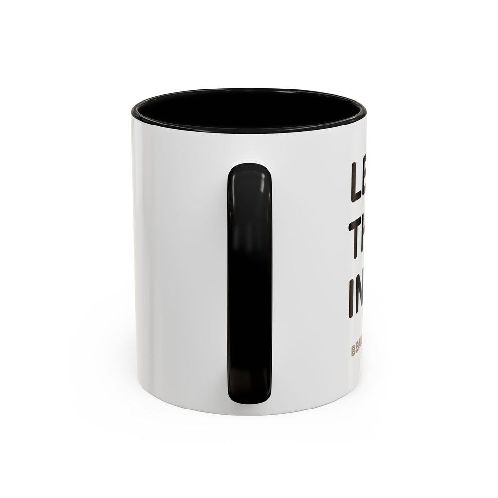 Christian Coffee Mug — "Let's Put Jesus First" Accent Ceramic Mug (11/15 oz)
