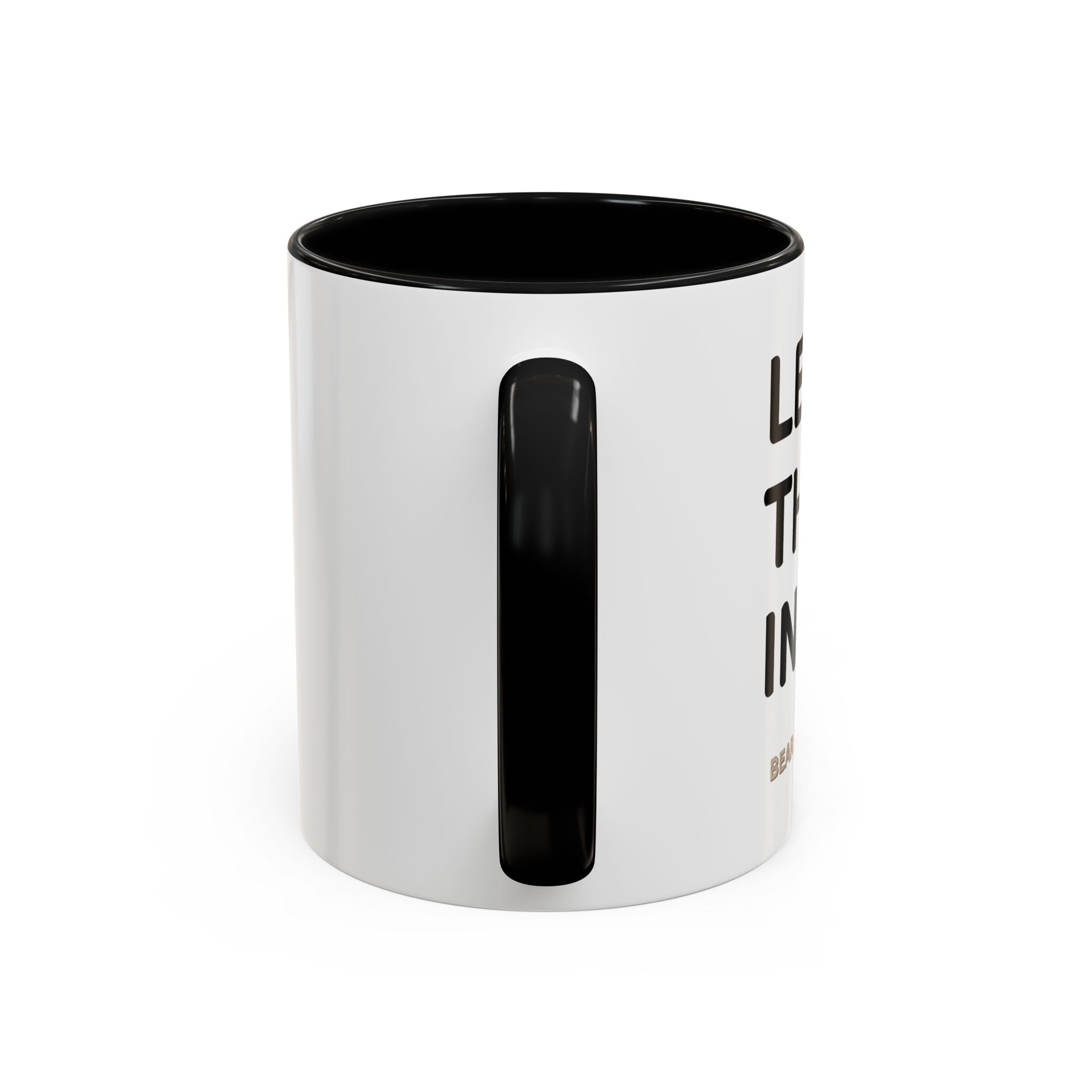 Christian Coffee Mug — "Let's Put Jesus First" Accent Ceramic Mug (11/15 oz)
