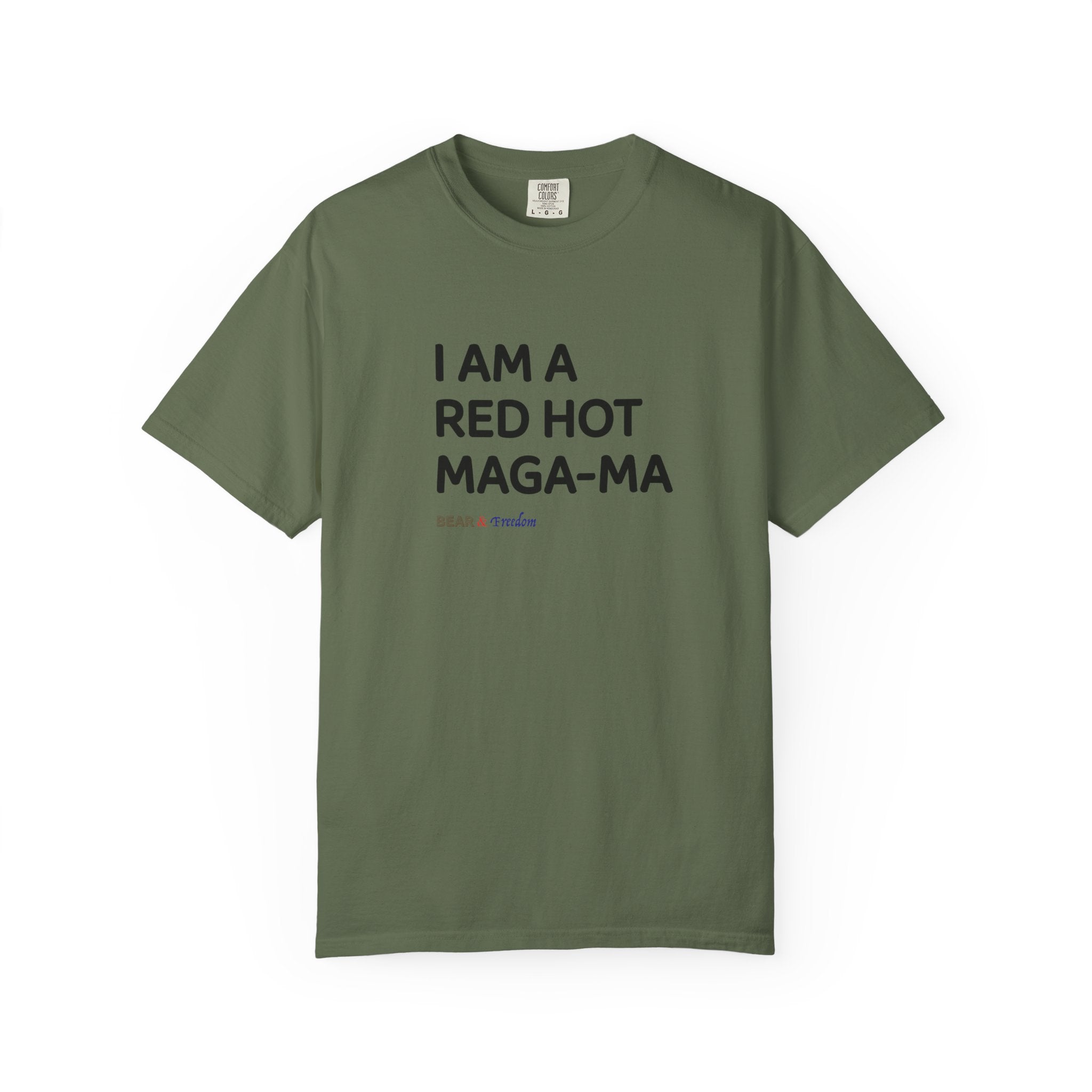 MAGA-Ma Graphic T-Shirt — "I Am a Red Hot MAGA-Ma" Political Tee